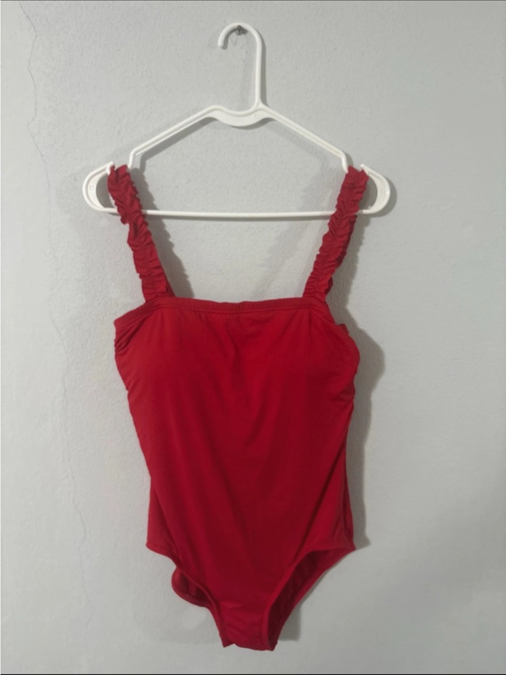 kate spade Red Ruffle-Strap One-Piece Swimsuit for Women